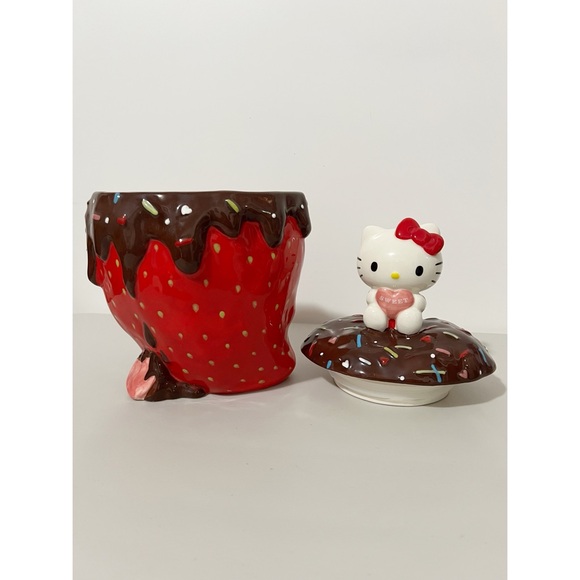 Hello Kitty Chocolate Strawberry Cookie Jar - Picture 5 of 6